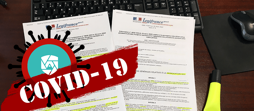 l'ordonnance 2020-306 interrompt le délai de recours des tiers contre les permis de construire