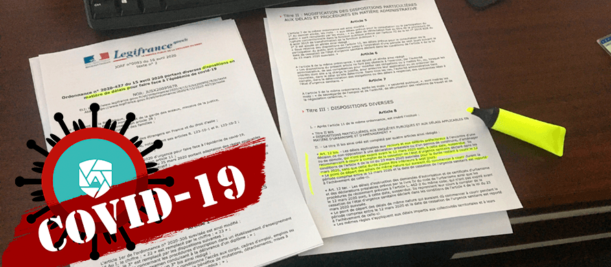 l'ordonnance 2020-427 du 15 avril 2020 modifie à nouveau le délai e recours des tiers sur les permis de construire