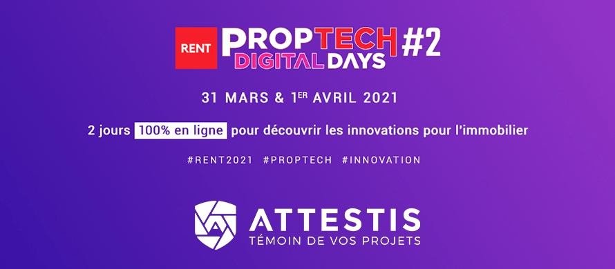 Innovation pour promoteur immobilier : Attestis aux Proptech Digital Days 2021